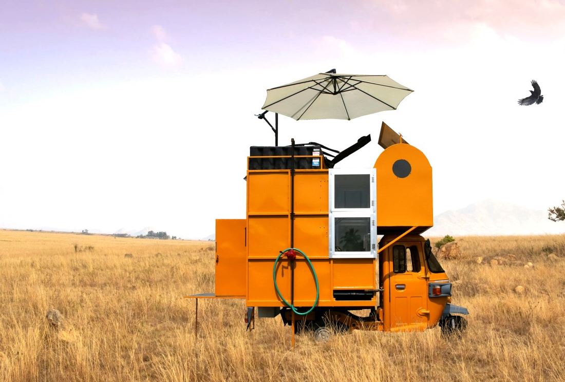 Auto Rickshaw camper