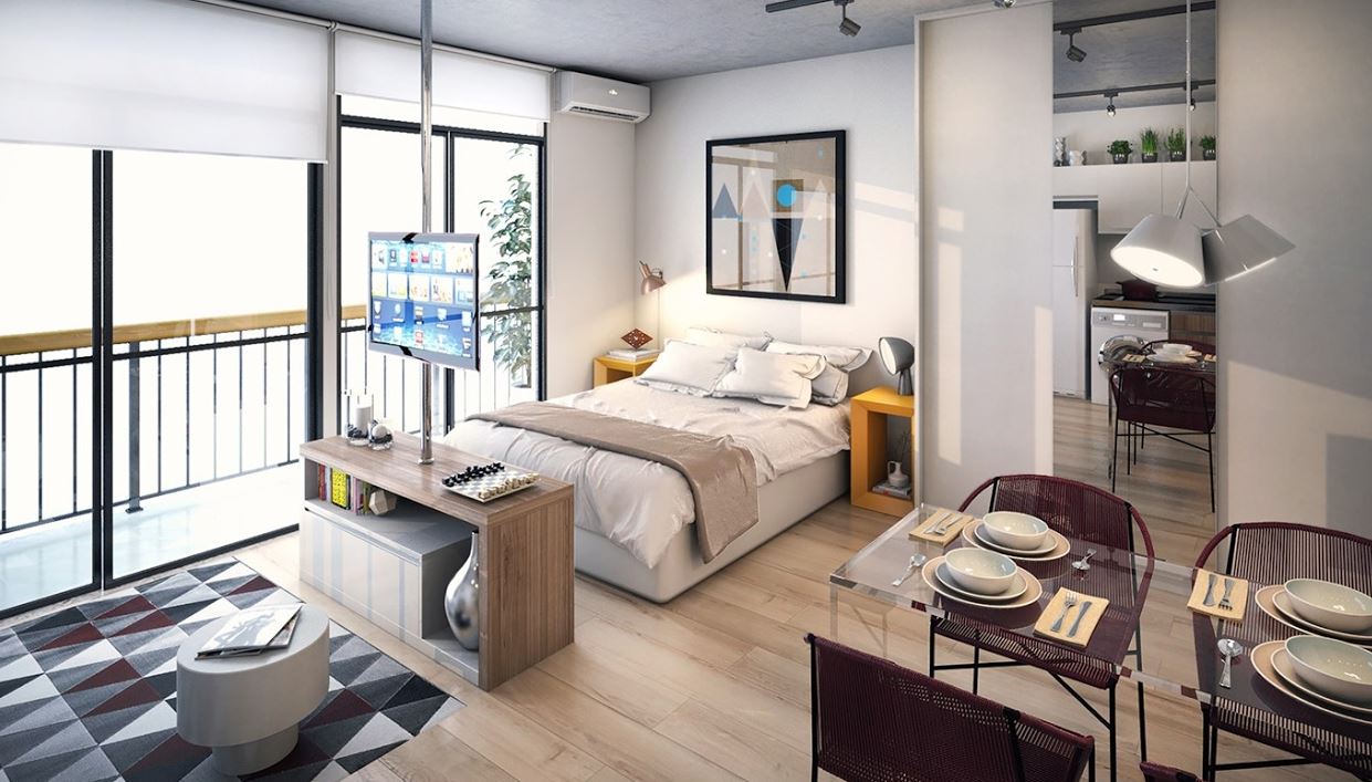 Modern small apartment designs