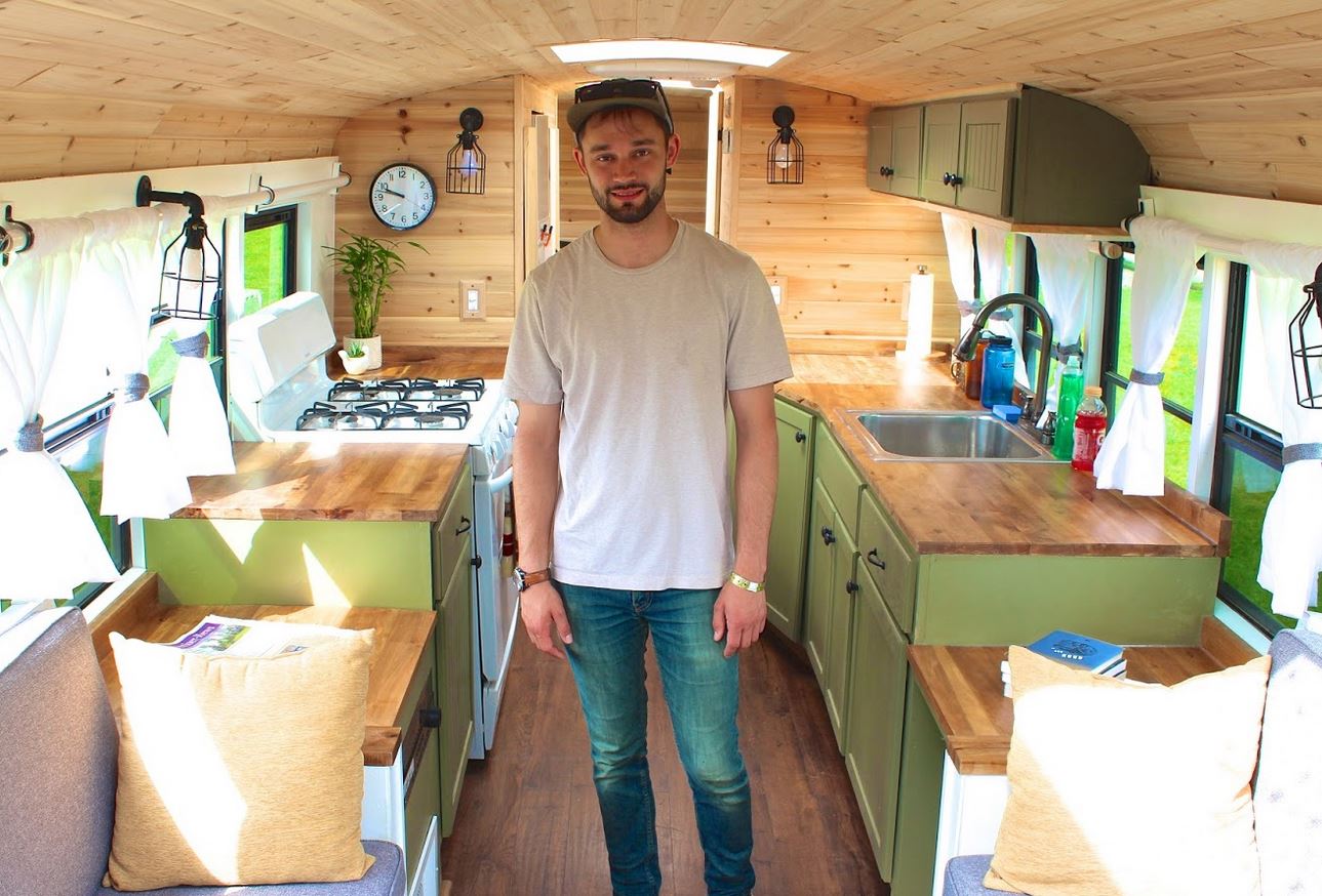 Types of Tiny Houses - School bus conversion