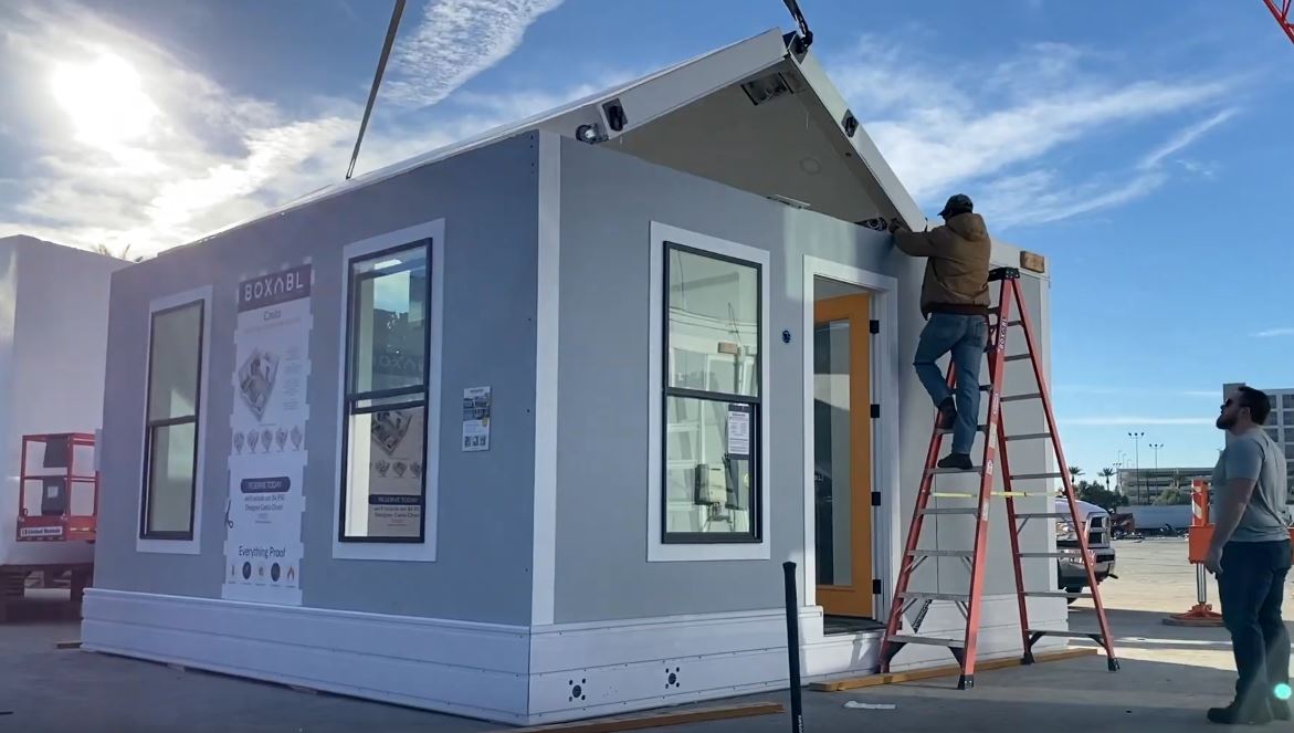 unfolding tiny house