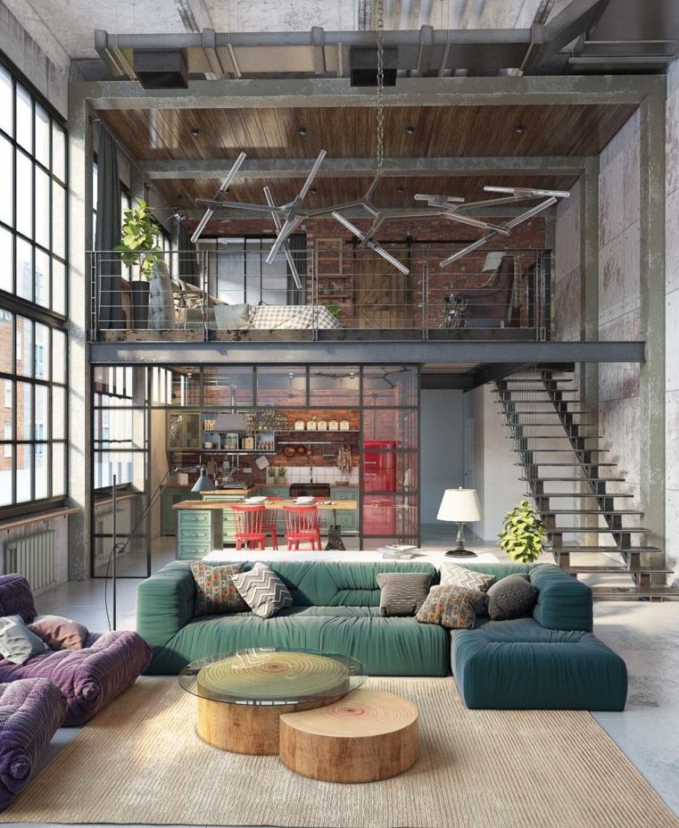 Industrial Studio Apartment