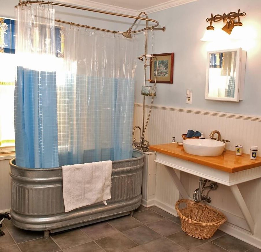 Galvanized Stock Tank Bathtube ideas