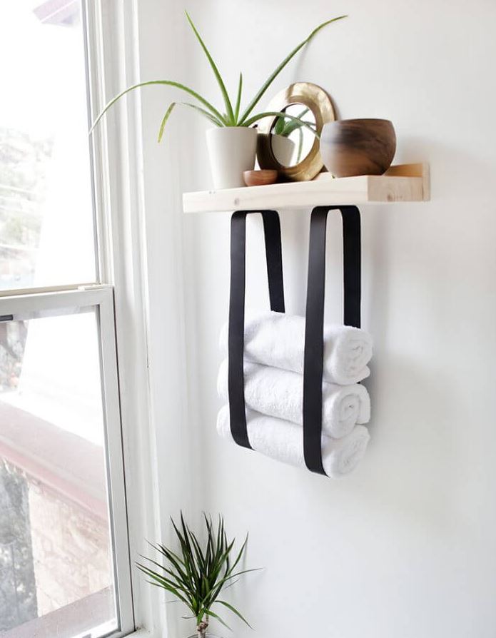 Small bathroom hanging shelf 20