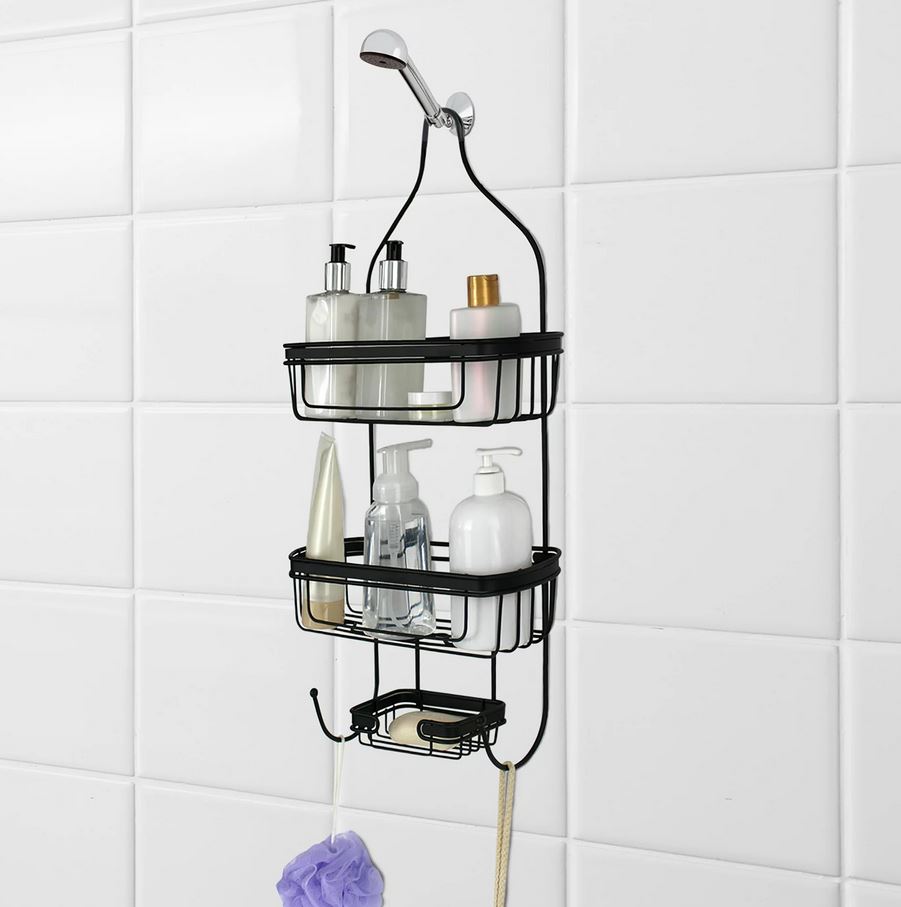 Small bathroom hanging shelf 27