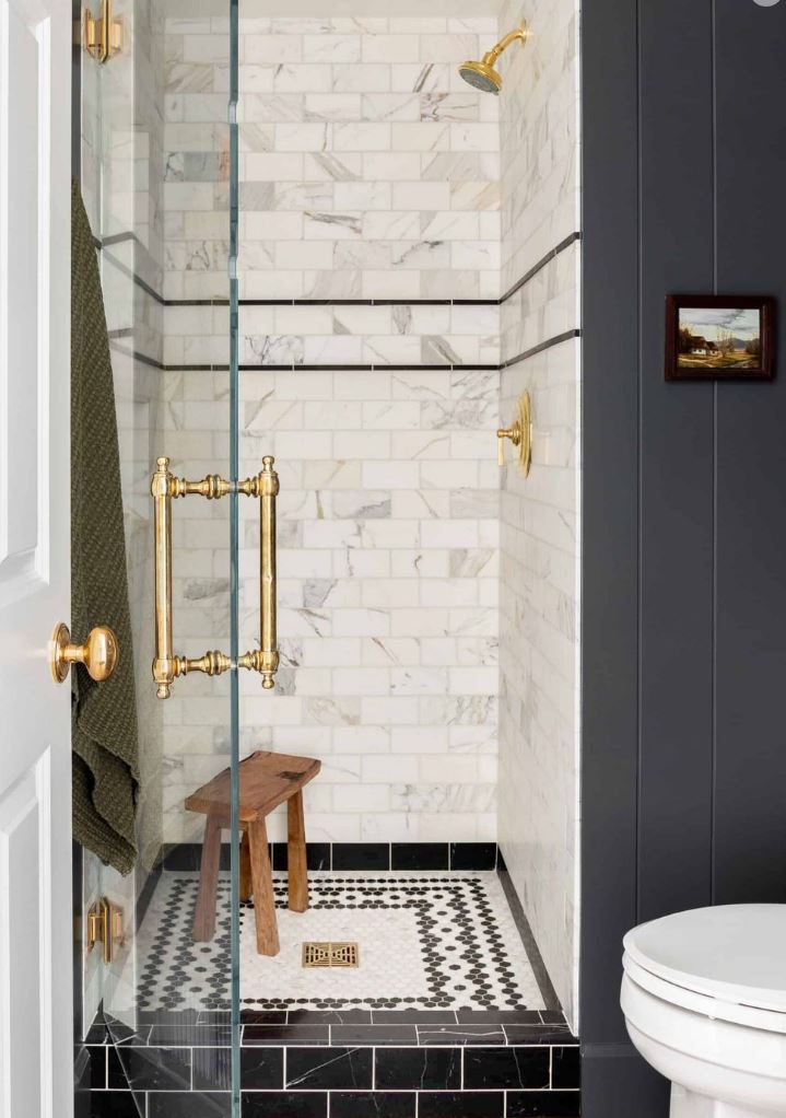 corner shower tile ideas