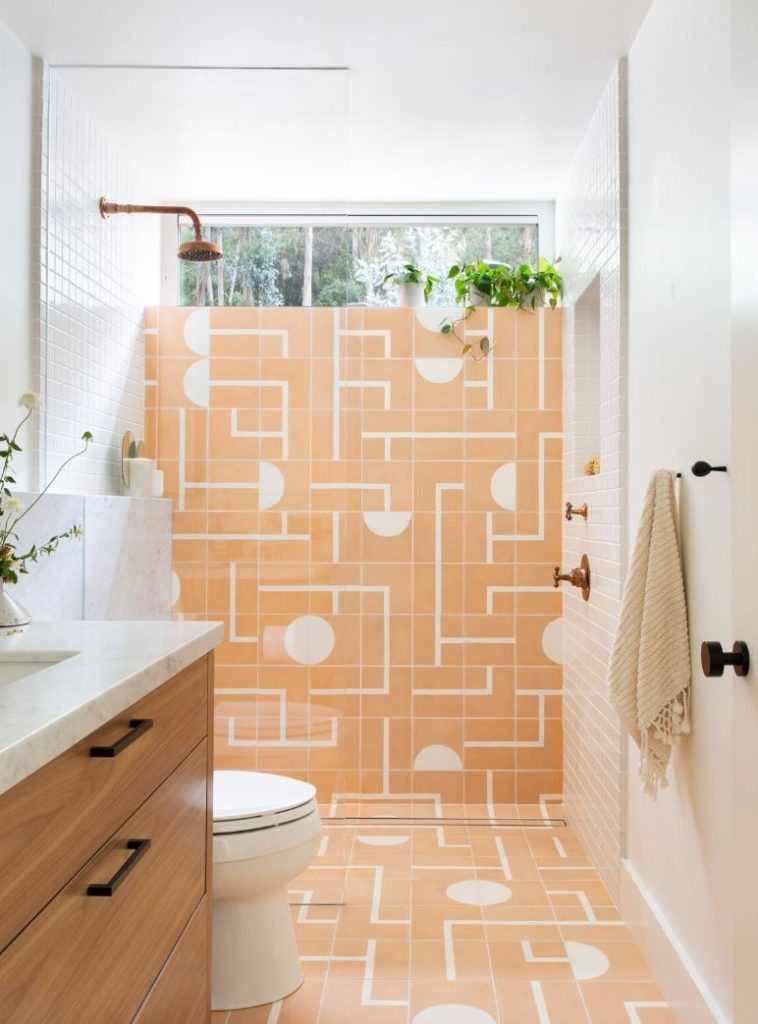 corner shower tile ideas