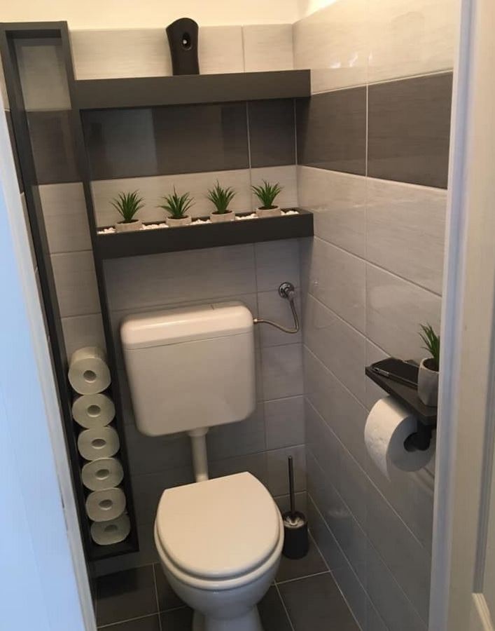 narrow bathroom wall shelf ideas
