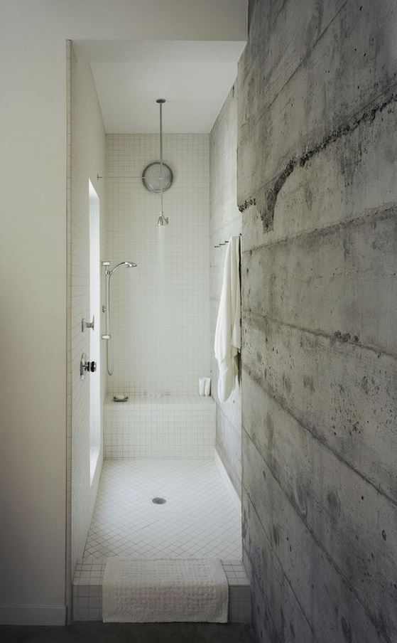 narrow shower ideas