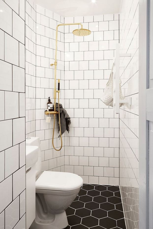 narrow shower ideas