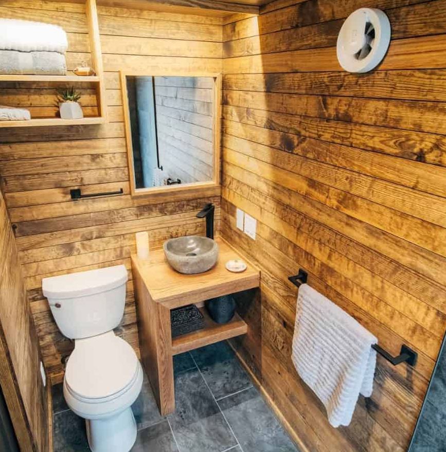 rustic small bathroom shower ideas