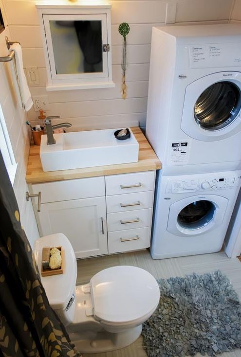 washer dryer small bathroom ideas 1