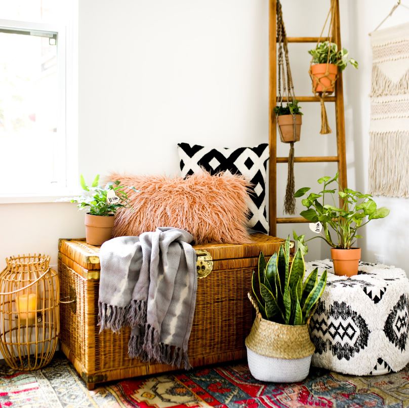 Boho decor ideas for a small space