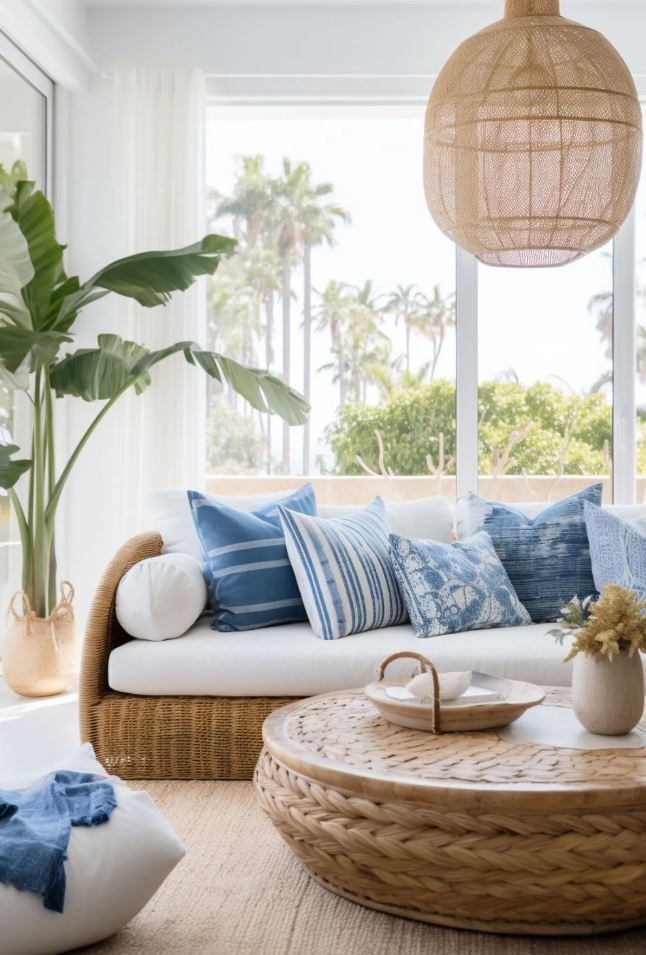 Coastal boho decor ideas for your tiny house or small space