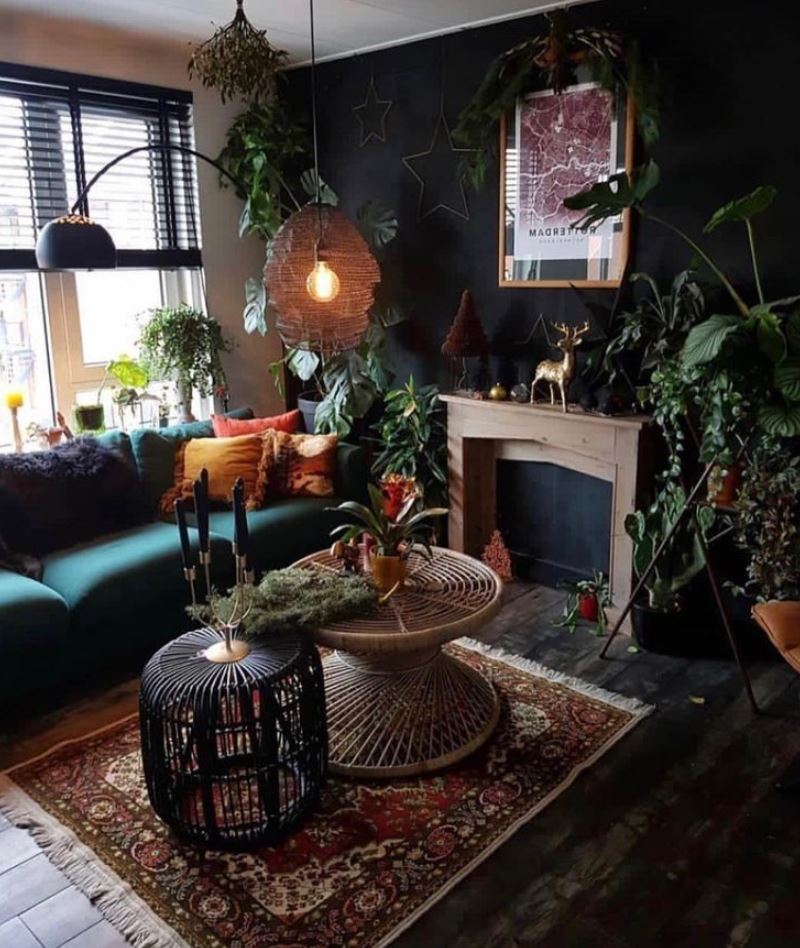 Dark Boho decor ideas for your tiny house