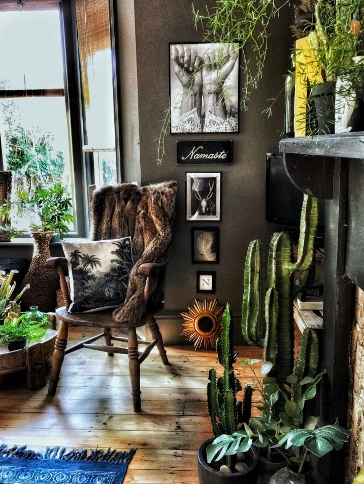 Dark Boho decor ideas for your tiny house 2