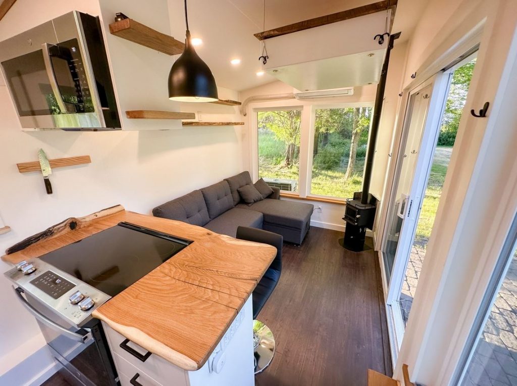 Black, Beautiful Pendant for a small kitchen