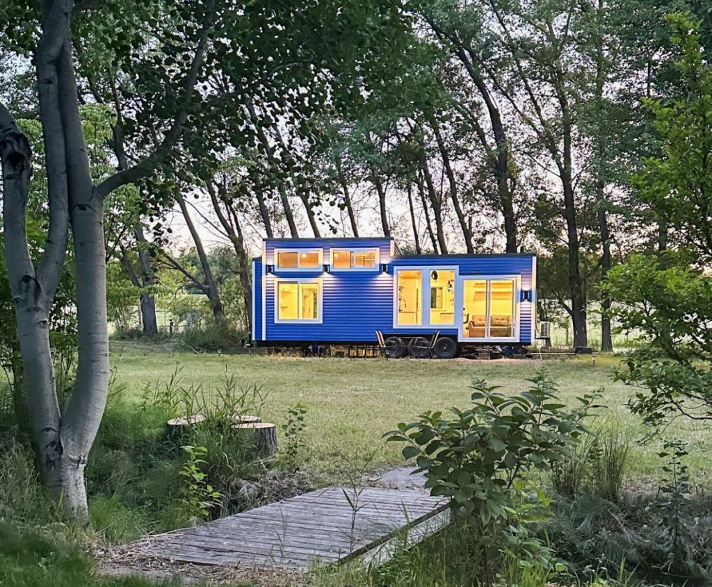 Scandinavian Themed Tiny house on wheels Oregon