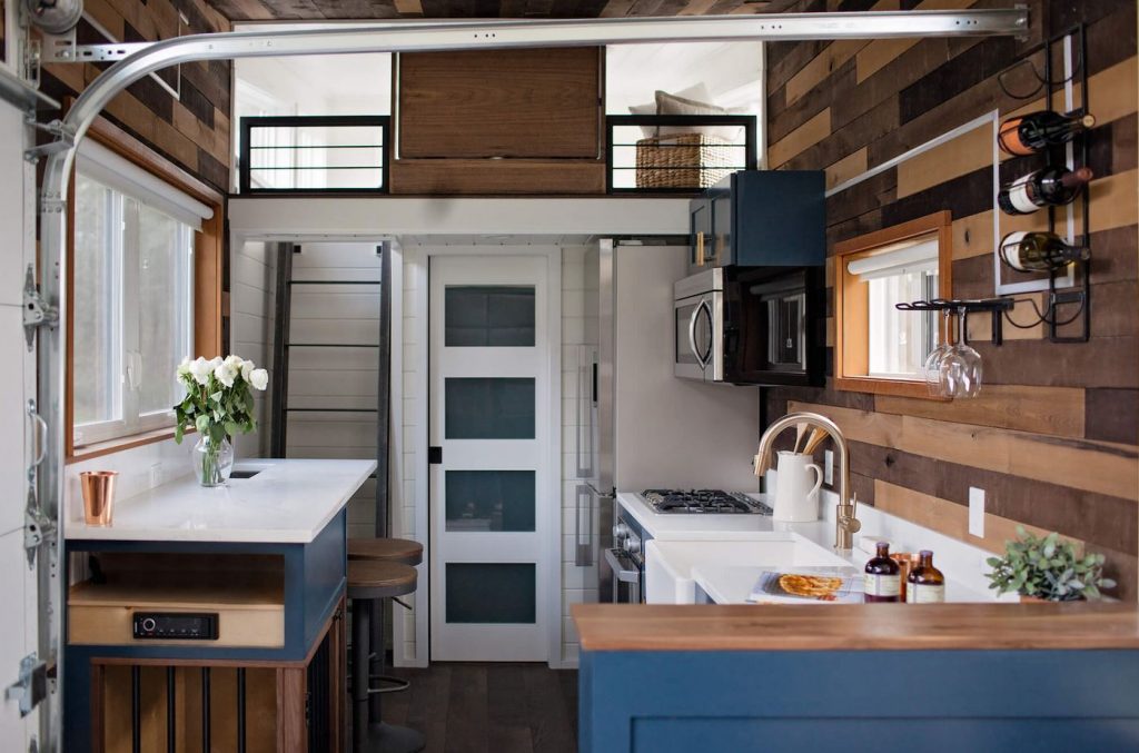Small kitchen space ideas for your tiny house 29