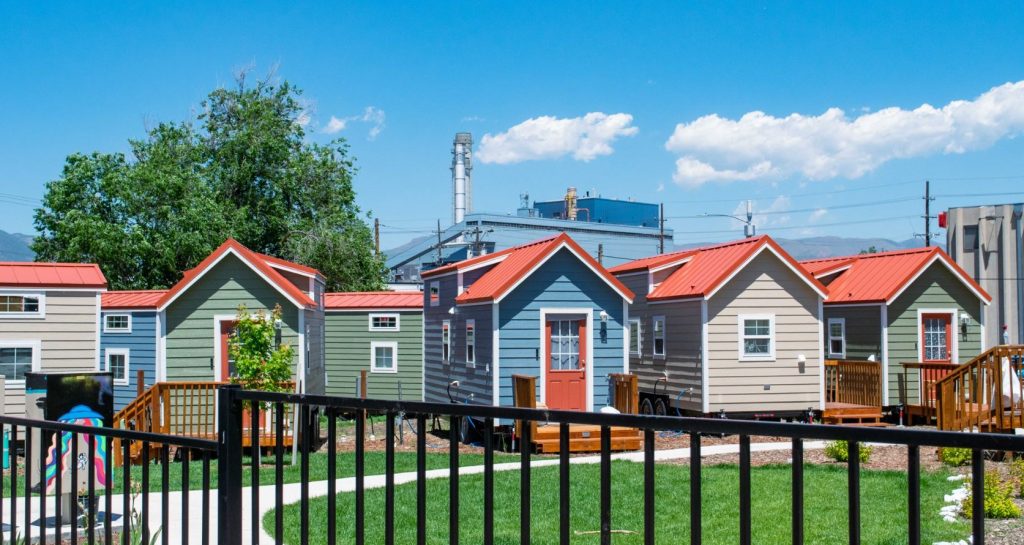 Working fusion tiny home community in Colorado Springs