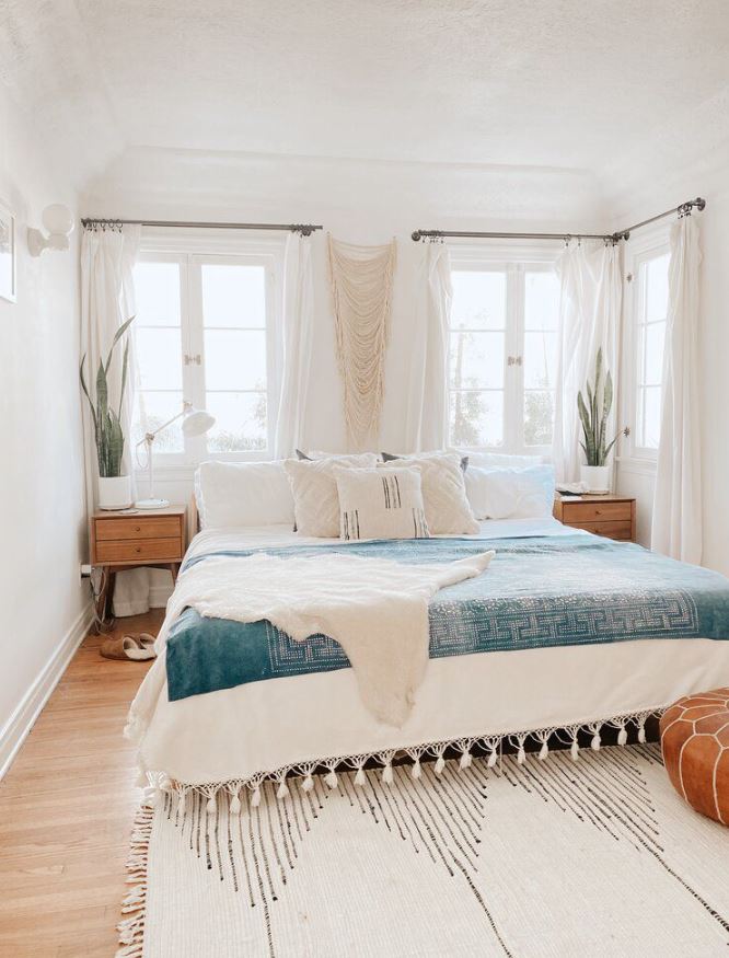 Minimalist boho decor ideas for your tiny house or small bedroom