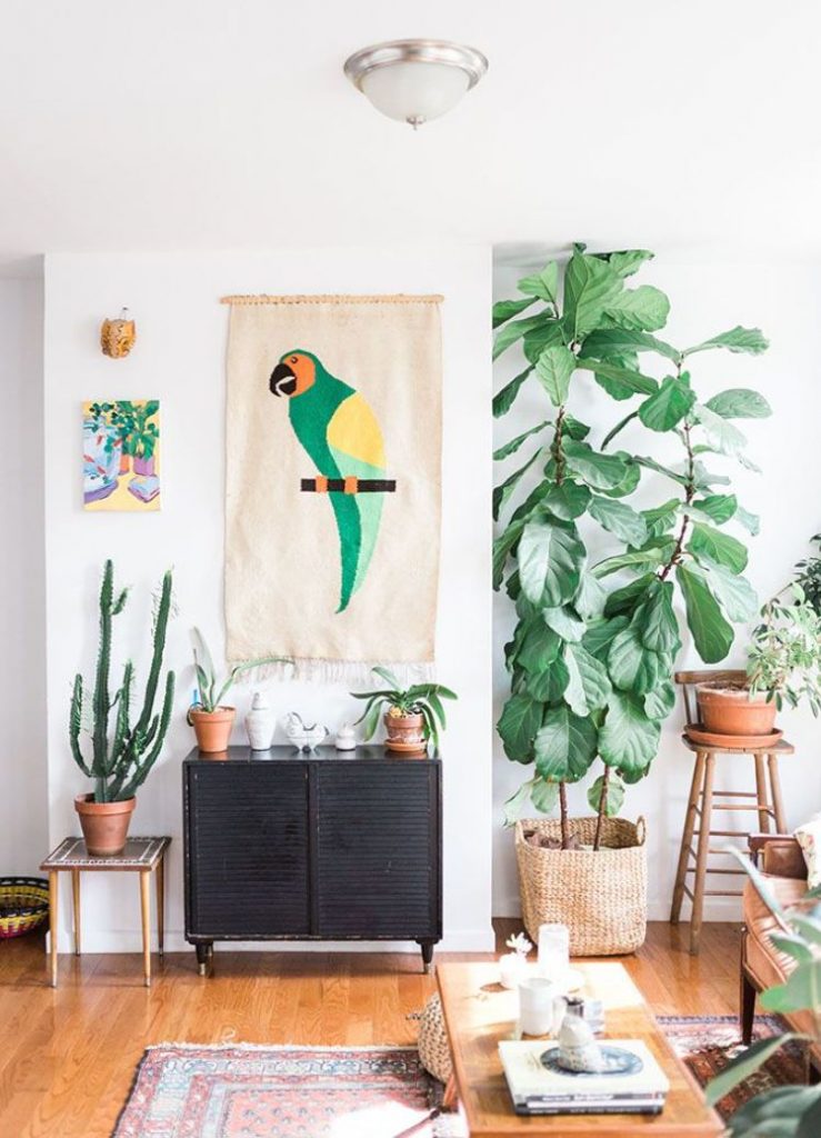 Tropical boho decor ideas for your tiny house or small space