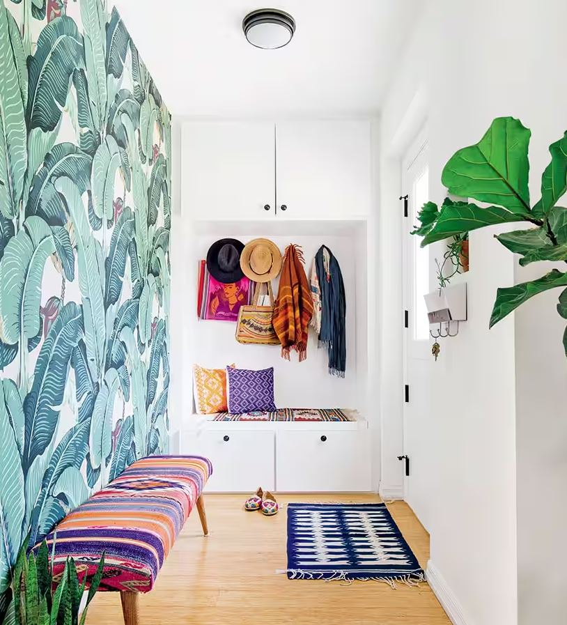 Tropical boho decor ideas for your tiny house or small space 3