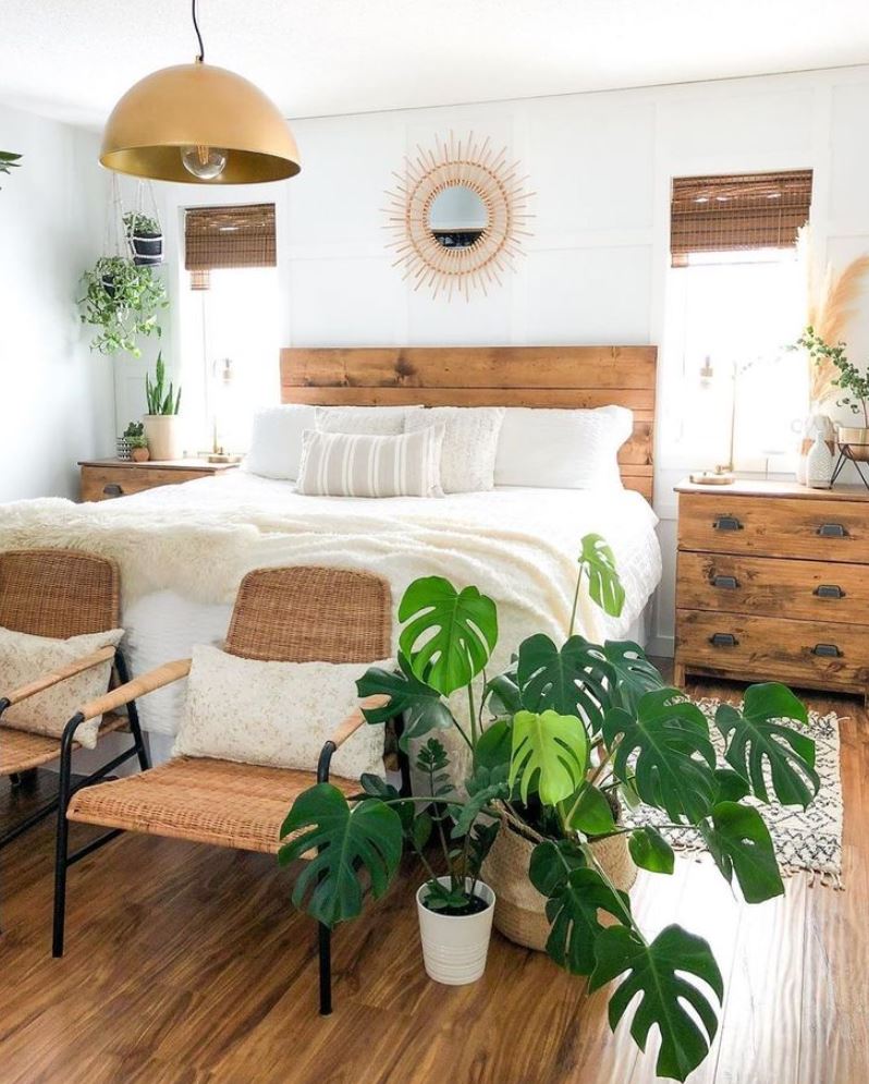 Tropical boho decor ideas for your tiny house or small space 4