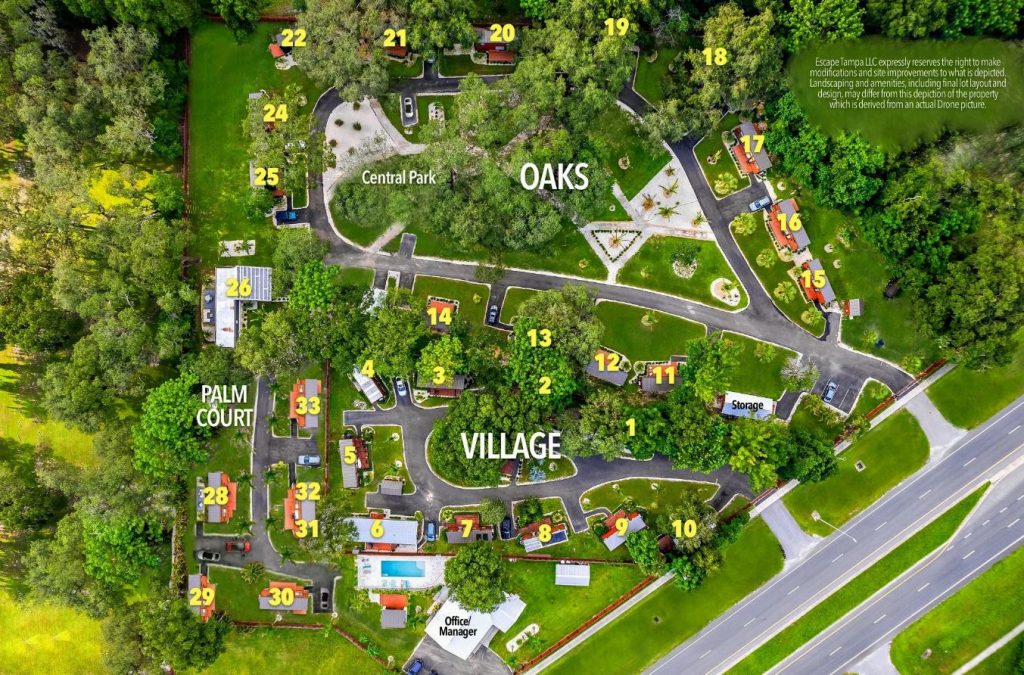 Tampa Bay Tiny House Community Site Plan
