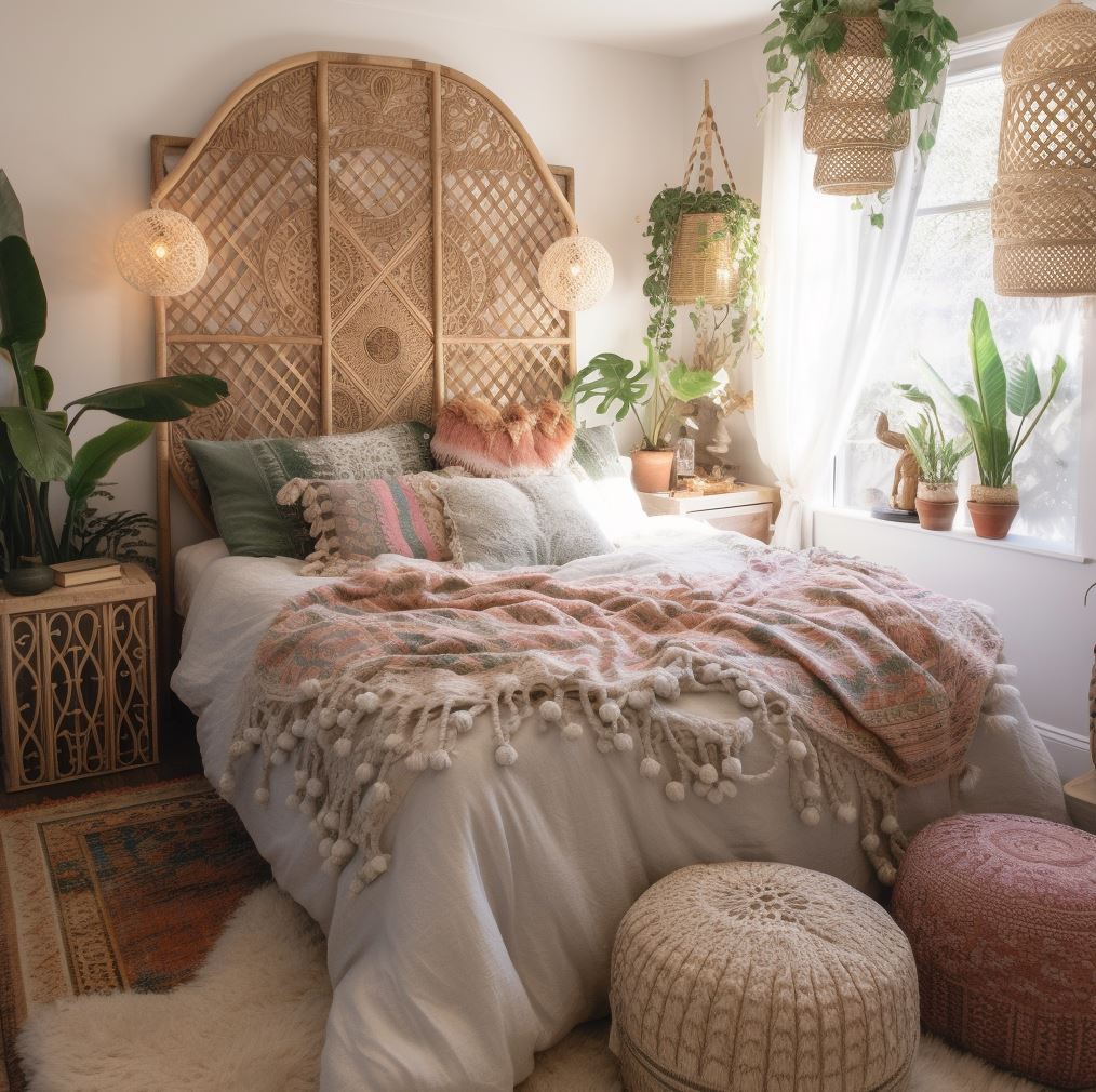 Romantic boho decor ideas