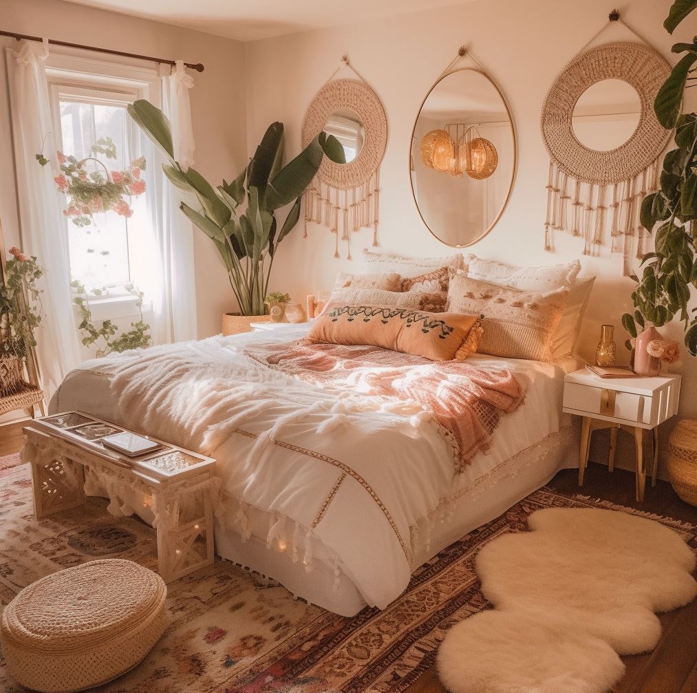 Romantic boho decor ideas 2