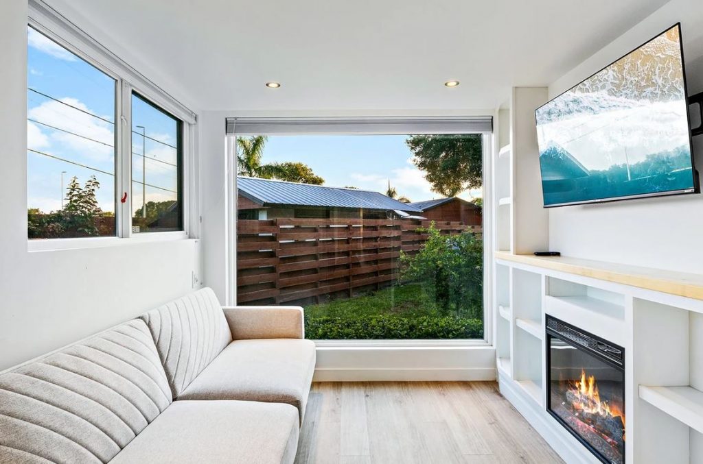 Big windows in a tiny house