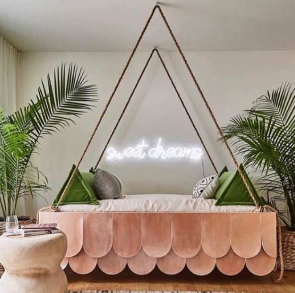 Neon signs for a boho decor